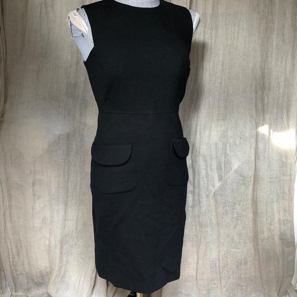 Tory Burch Dresses & Skirts - tory burch NEW black wool classic shift dress 2